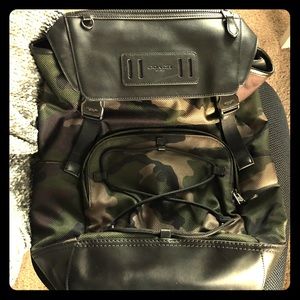 Coach terrain camo backpack